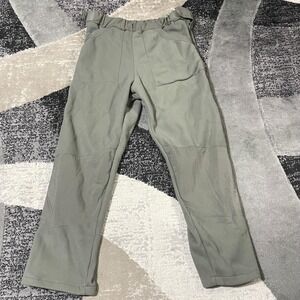 USGI Military Cold Weather Fleece Pants Mens Large Green Adjustable Side Zipper